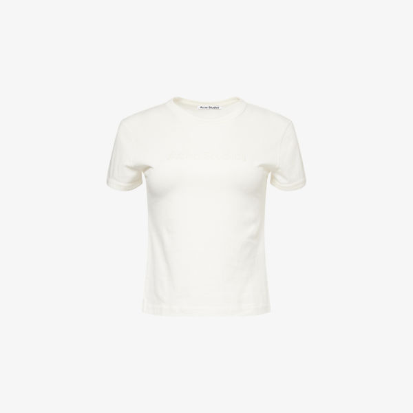 Футболка Acne Studios с круглым вырезом и вышивкой, белый
Футболка Acne Studios с круглым вырезом и вышивкой, белый