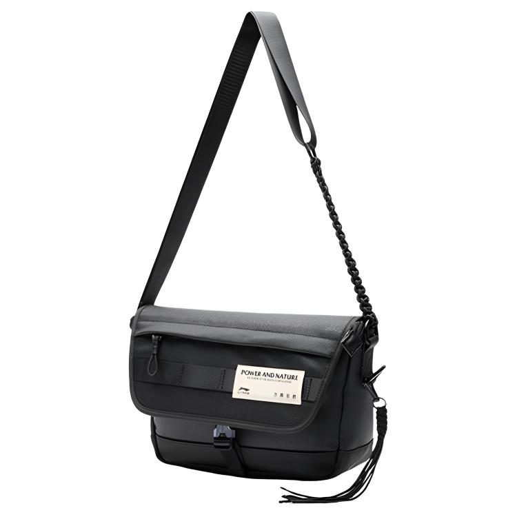 LINING Сумка через плечо из ткани унисекс черная, Black
LINING Сумка через плечо из ткани унисекс черная, Black