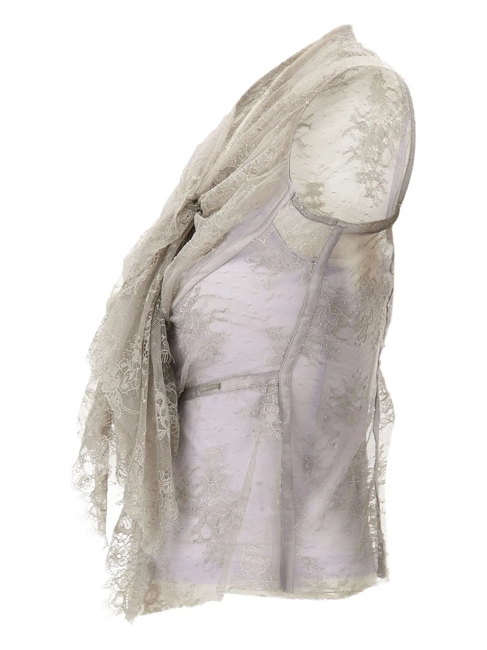 Топ с кружевной отделкой и бантом Jacques, нейтральный
Топ с кружевной отделкой и бантом Jacques, нейтральный