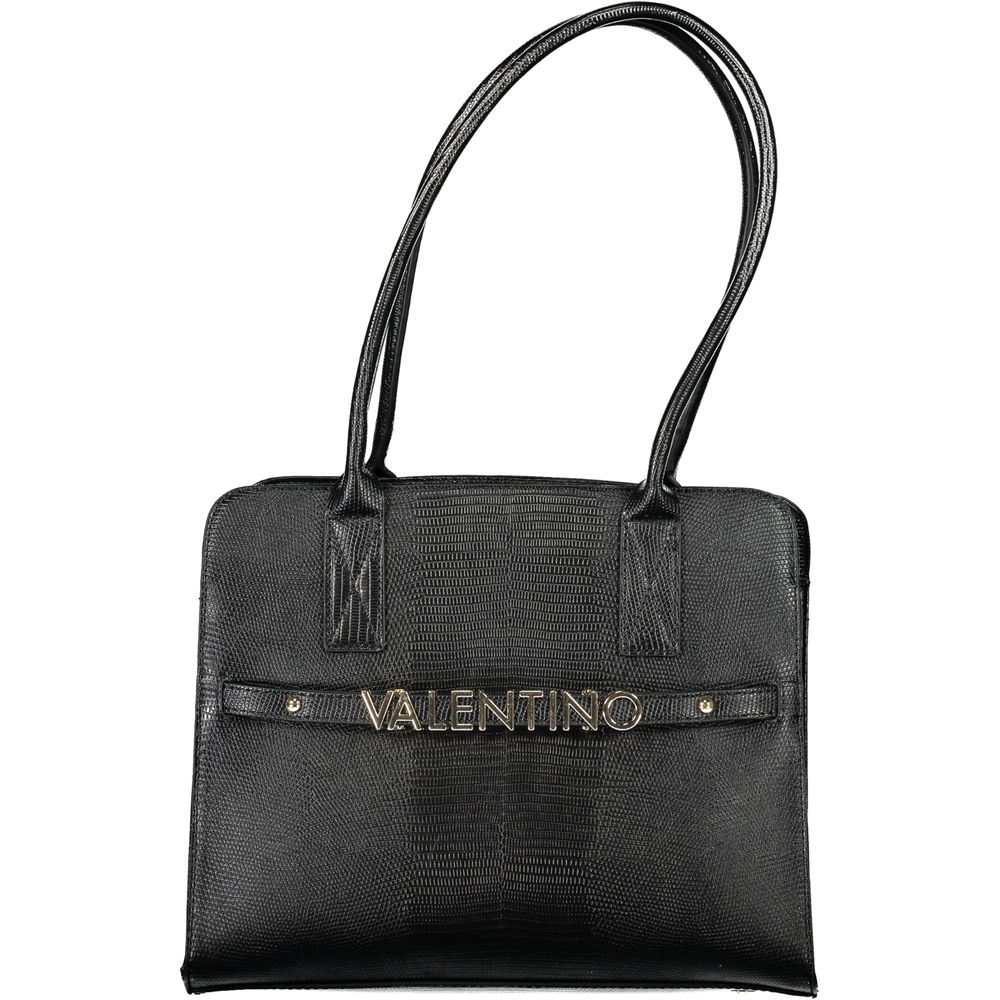 Черная полиэтиленовая сумка Valentino Bags 
Черная полиэтиленовая сумка Valentino Bags