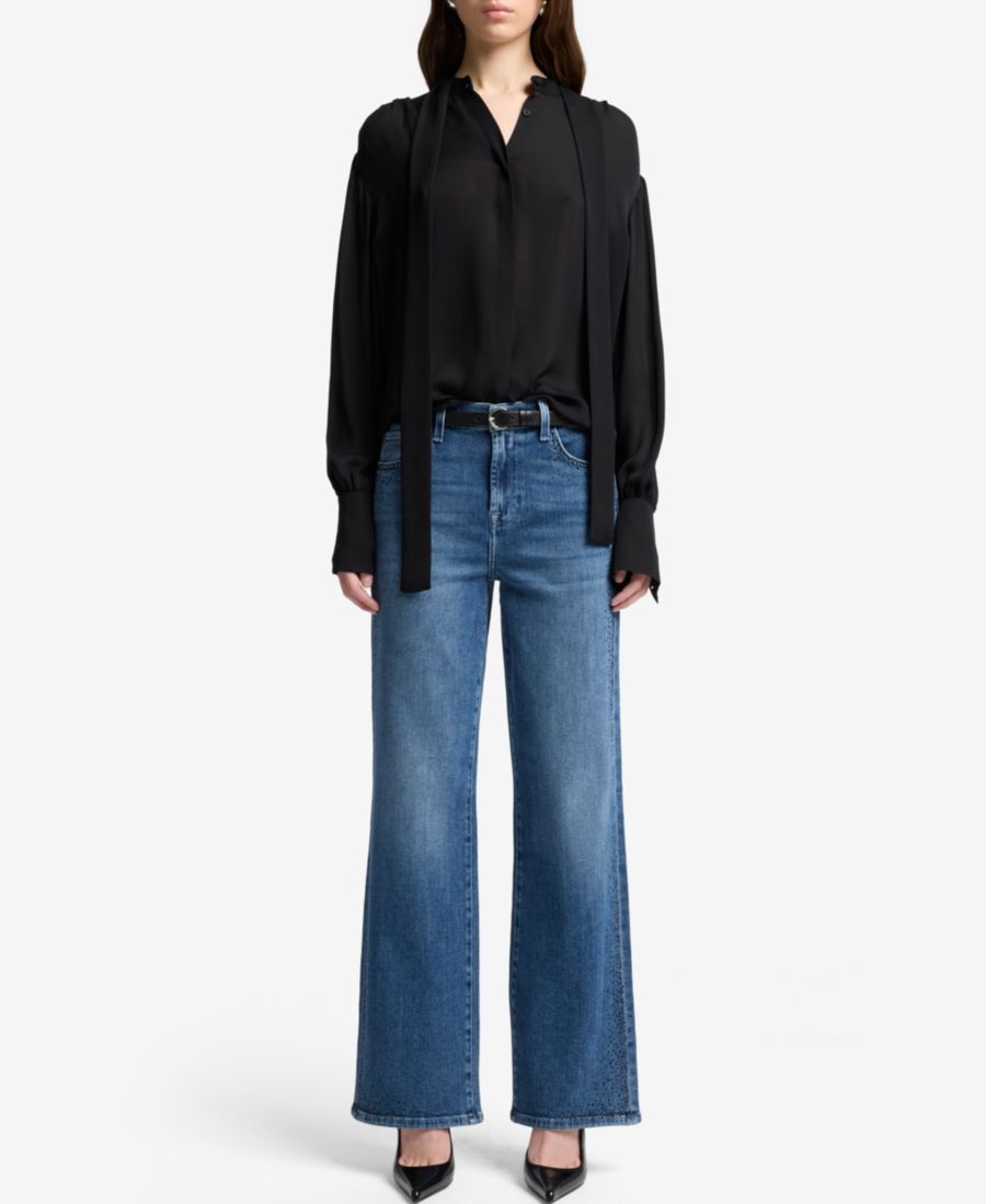 Женские джинсы Alexa с высокой посадкой и прямым кроем 7 For All Mankind, Glen Allen
Женские джинсы Alexa с высокой посадкой и прямым кроем 7 For All Mankind, Glen Allen