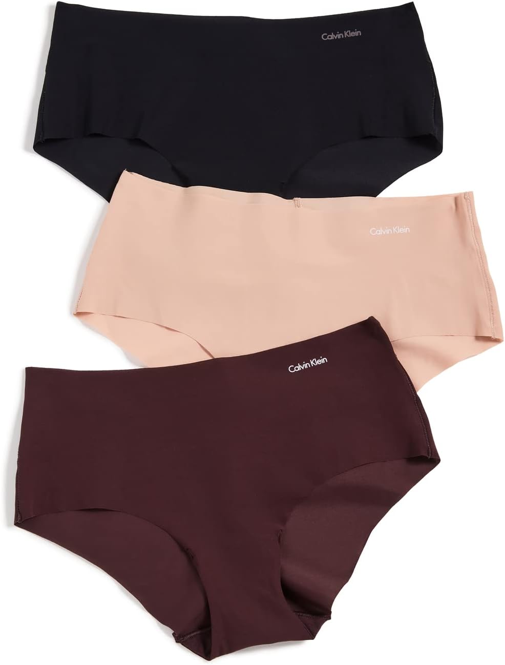 Комплект из 3 женских трусов-хипстеров Calvin Klein, Light Caramel/Power Plum/Black
Комплект из 3 женских трусов-хипстеров Calvin Klein, Light Caramel/Power Plum/Black