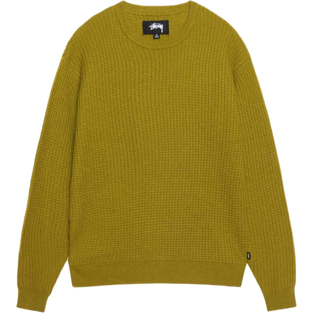 Вязаная вафельная кашемировая толстовка Stussy, Мохово-зеленый
Вязаная вафельная кашемировая толстовка Stussy, Мохово-зеленый