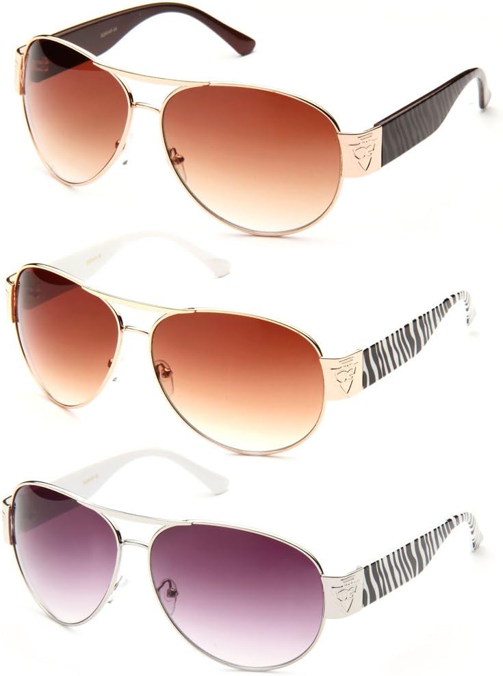 Newbee Fashion - Большие солнцезащитные очки-авиаторы с защитой от УФ-излучения, металлический корпус, новая модель Newbee Fashion Sunglasses, 3 Pack Brown, White, Black
Newbee Fashion - Большие солнцезащитные очки-авиаторы с защитой от УФ-излучения, металлический корпус, новая модель Newbee Fashion Sunglasses, 3 Pack Brown, White, Black