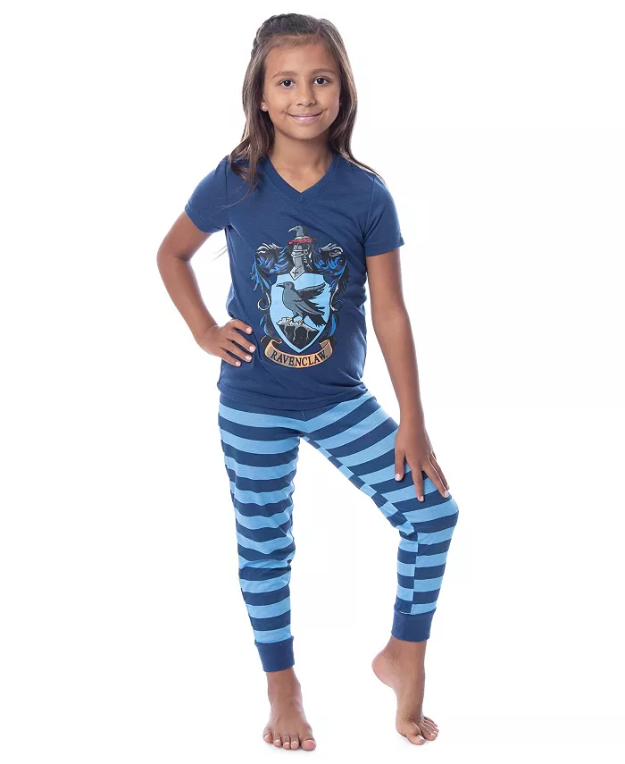 Комплект из двух предметов: рубашка с короткими рукавами, пижама и штаны с гербом дома для девочек - All 4 Houses Harry Potter, синий
Комплект из двух предметов: рубашка с короткими рукавами, пижама и штаны с гербом дома для девочек - All 4 Houses Harry Potter, синий