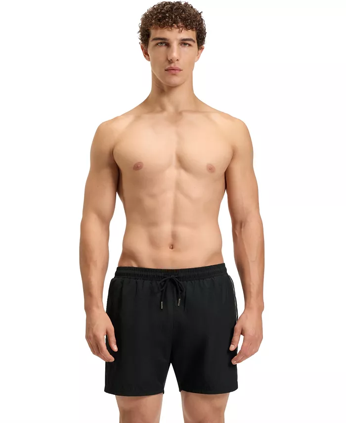 Мужские плавки с фольгированным логотипом Hugo Boss, черный
Мужские плавки с фольгированным логотипом Hugo Boss, черный