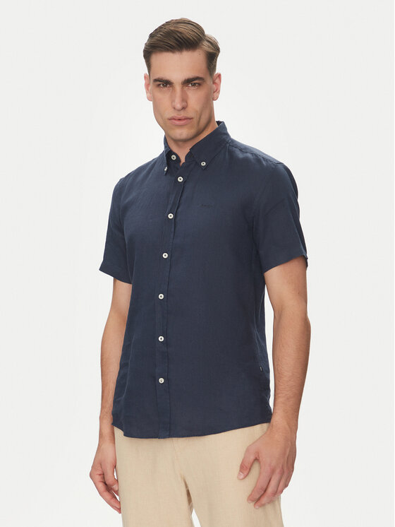 Рубашка облегающего кроя H-Roan 50539352 Boss, синий
Рубашка облегающего кроя H-Roan 50539352 Boss, синий