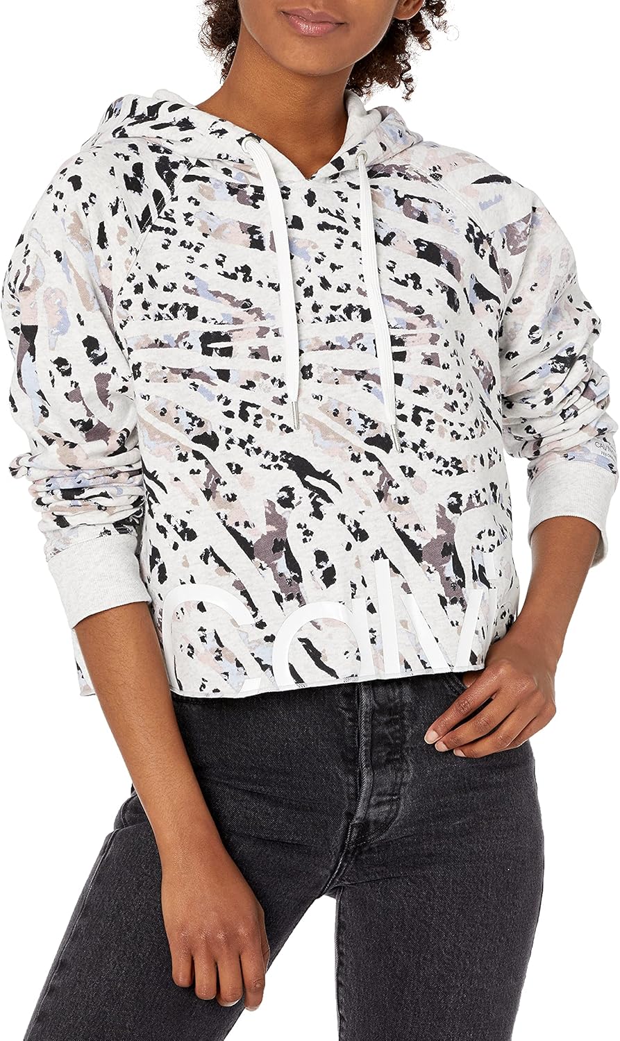 Женская флисовая толстовка с капюшоном Calvin Klein с принтом, Sketchy Animal Dolce
Женская флисовая толстовка с капюшоном Calvin Klein с принтом, Sketchy Animal Dolce