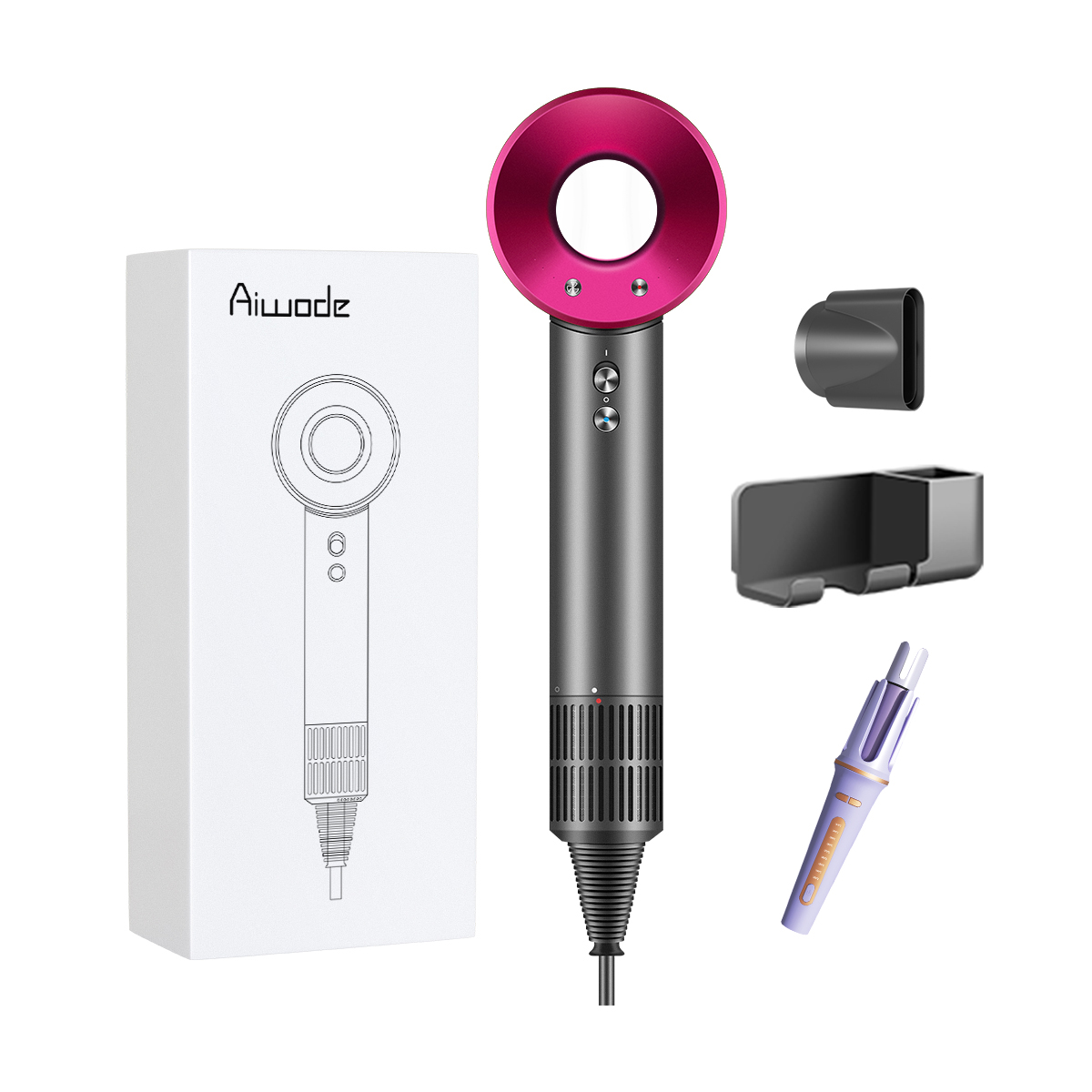 Фен K22 с постоянной температурой Ai Wo De, Rose Red 
Фен K22 с постоянной температурой Ai Wo De, Rose Red