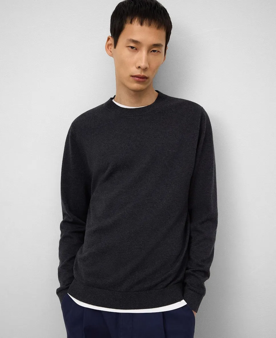 Мужской свитер классического кроя с воротником-стойкой Adolfo Dominguez, серый
Мужской свитер классического кроя с воротником-стойкой Adolfo Dominguez, серый