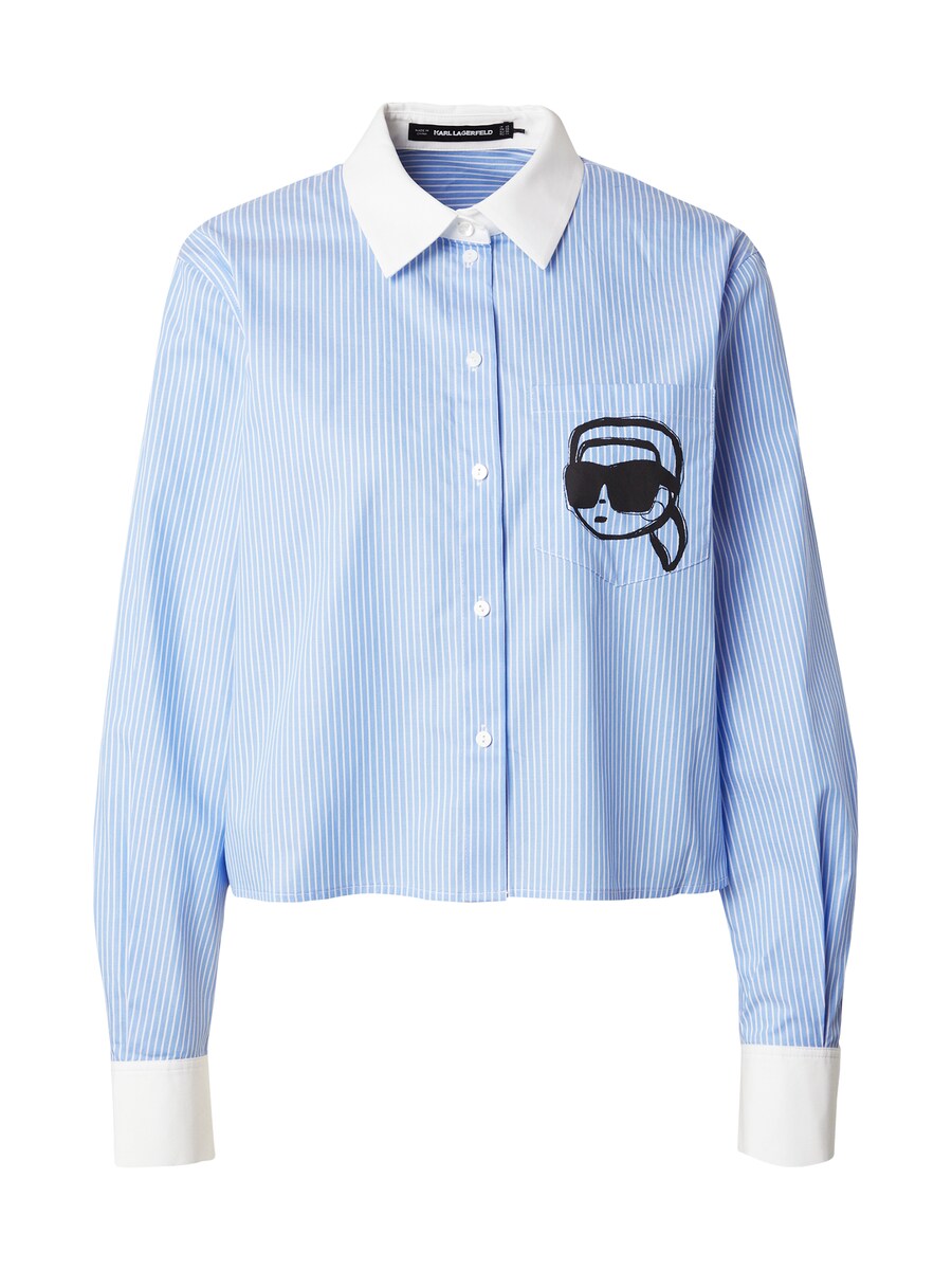 Блуза Karl Lagerfeld IKON, светло-синий 
Блуза Karl Lagerfeld IKON, светло-синий