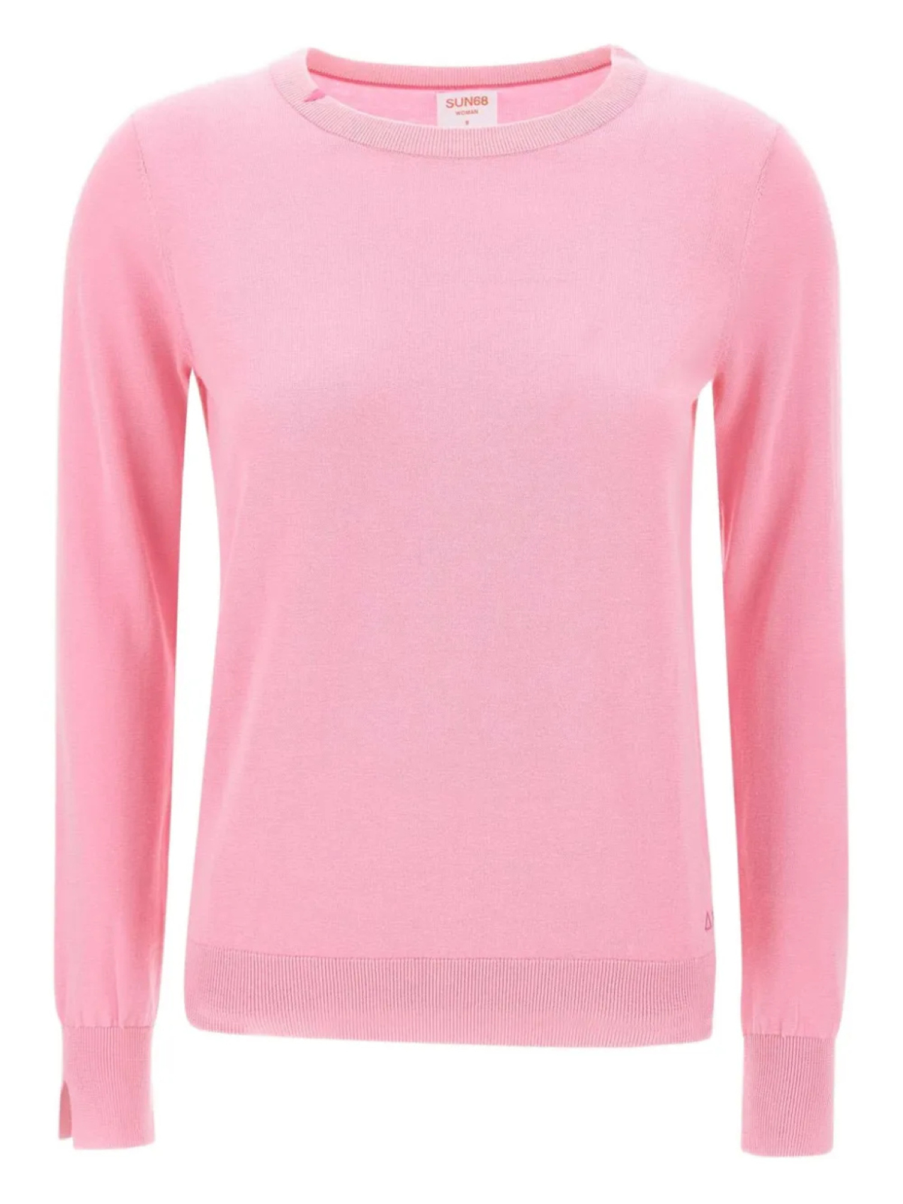 Хлопковый свитер с круглым вырезом Sun68, розовый
Хлопковый свитер с круглым вырезом Sun68, розовый