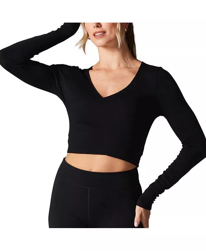 Женский топ с длинными рукавами и перекрещивающимися бретелями Tavi, черный
Женский топ с длинными рукавами и перекрещивающимися бретелями Tavi, черный