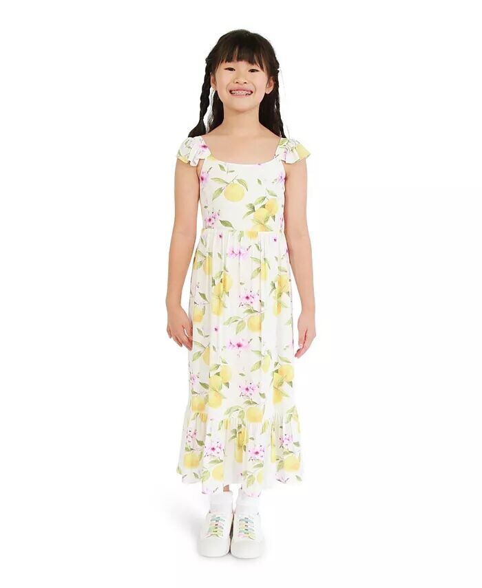 Платье макси с сакурой для маленьких девочек Belle & Bloom, желтый
Платье макси с сакурой для маленьких девочек Belle & Bloom, желтый