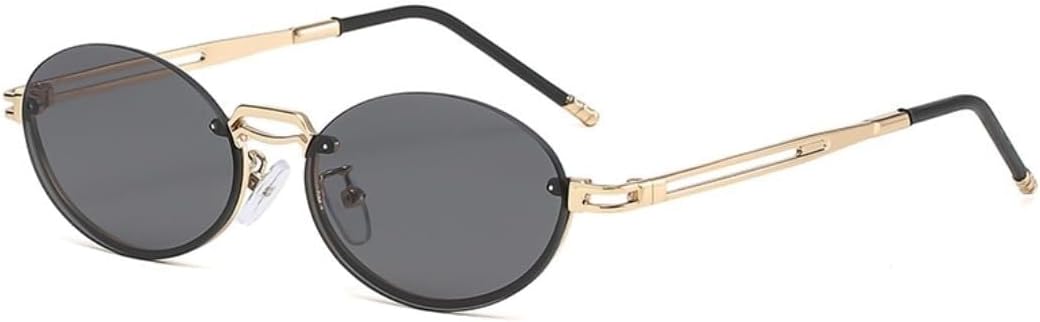 Солнцезащитные очки для мужчин и женщин - защита UV400 - маленькая овальная оправа с металлическими шарнирами для занятий спортом на открытом воздухе и вождения LXLHWN, Tyj211-1
Солнцезащитные очки для мужчин и женщин - защита UV400 - маленькая овальная оправа с металлическими шарнирами для занятий спортом на открытом воздухе и вождения LXLHWN, Tyj211-1