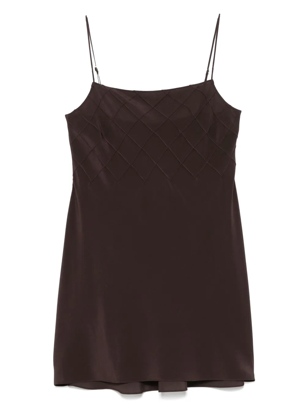 Шелковое платье-комбинация Carine Gilson, коричневый
Шелковое платье-комбинация Carine Gilson, коричневый