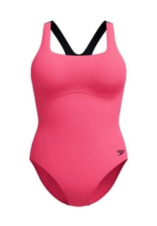 Купальник "flex band" устойчив к хлору быстросохнущий Speedo, розовый 
Купальник "flex band" устойчив к хлору быстросохнущий Speedo, розовый