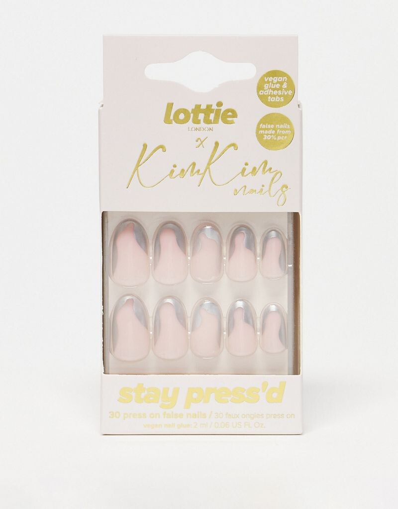 Lottie London X KimKim — накладные ногти Stay Press’d — Groovy Chrome, Groovy Chrome
Lottie London X KimKim — накладные ногти Stay Press’d — Groovy Chrome, Groovy Chrome