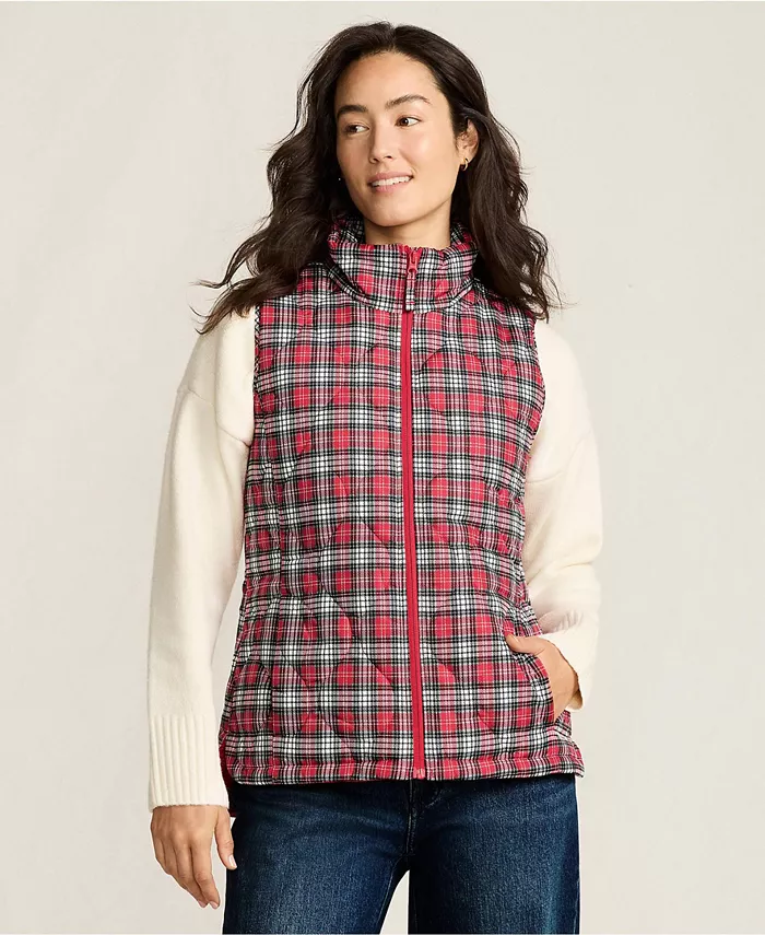 Женская стеганая утепленная безрукавка Print FeatherFree Lands' End, красный
Женская стеганая утепленная безрукавка Print FeatherFree Lands' End, красный