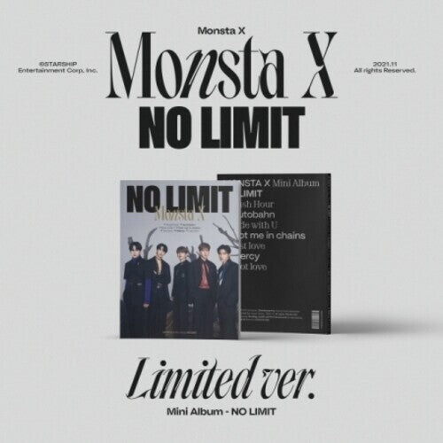 CD диск Monsta X: No Limit (Limited Version) (incl. 72pg Photobook, Photocard, Paper Stand, Folded Poster + Postcard)
CD диск Monsta X: No Limit (Limited Version) (incl. 72pg Photobook, Photocard, Paper Stand, Folded Poster + Postcard)