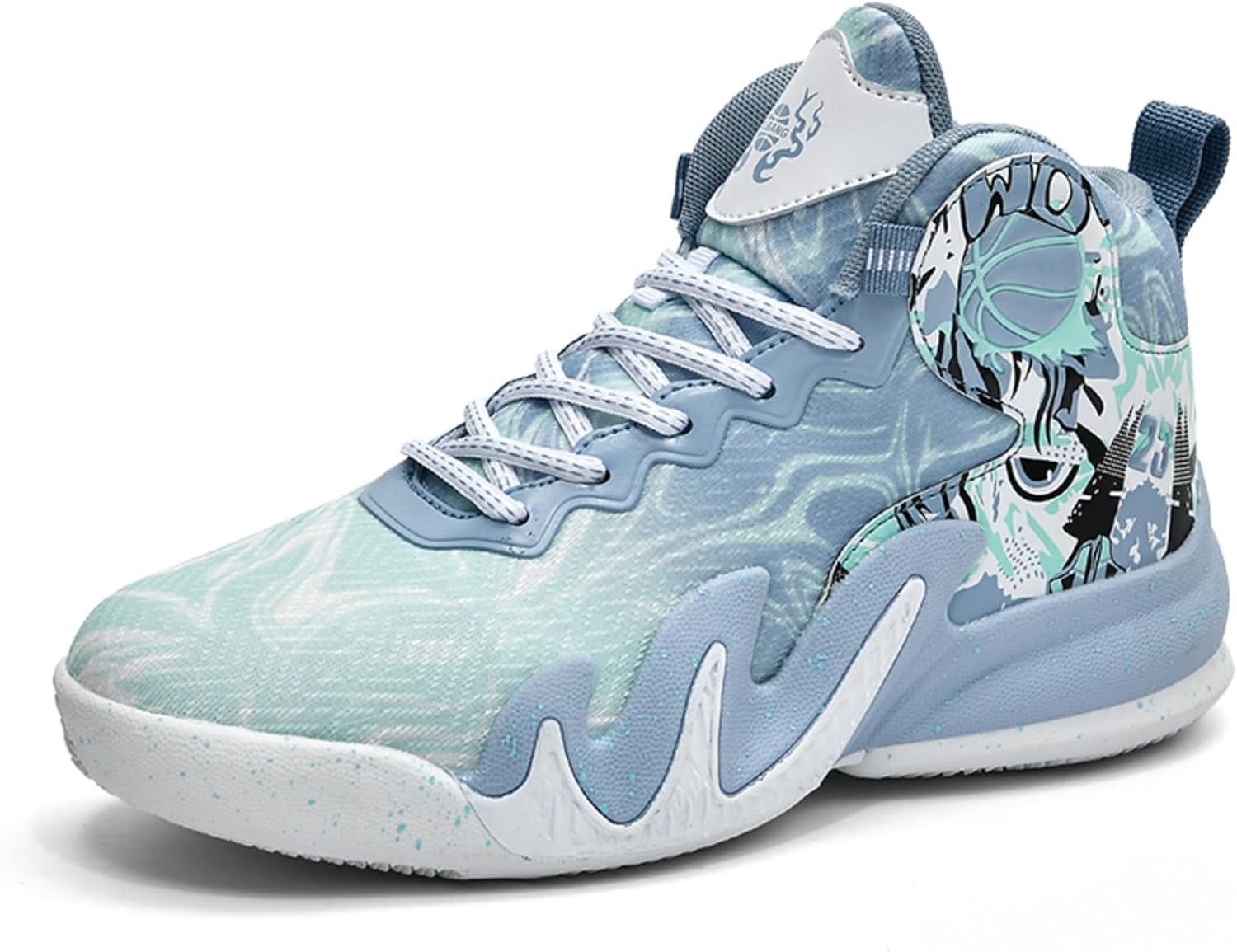 Мужские дышащие баскетбольные кроссовки на шнуровке с сеткой, модные высокие, противоскользящие, повседневные, для спортзала, тенниса и бега Boaobaihuo, серый
Мужские дышащие баскетбольные кроссовки на шнуровке с сеткой, модные высокие, противоскользящие, повседневные, для спортзала, тенниса и бега Boaobaihuo, серый