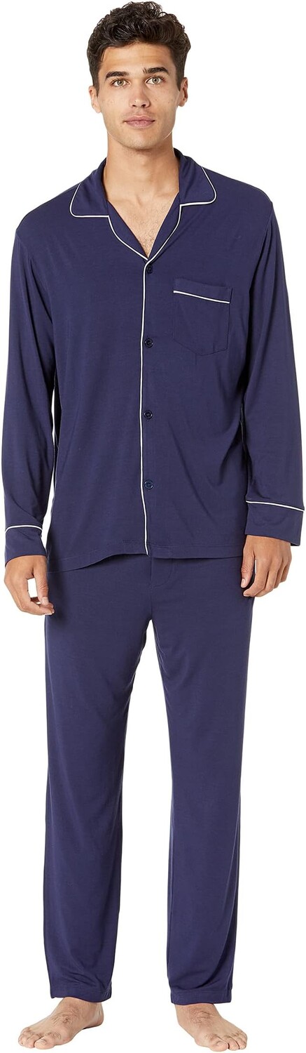 Уильям - Пижамный комплект Eberjey, цвет True Navy/Ivory
Уильям - Пижамный комплект Eberjey, цвет True Navy/Ivory