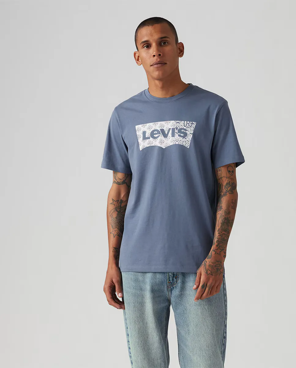 Мужская футболка с короткими рукавами и круглым вырезом Levi's, тёмно-синий
Мужская футболка с короткими рукавами и круглым вырезом Levi's, тёмно-синий