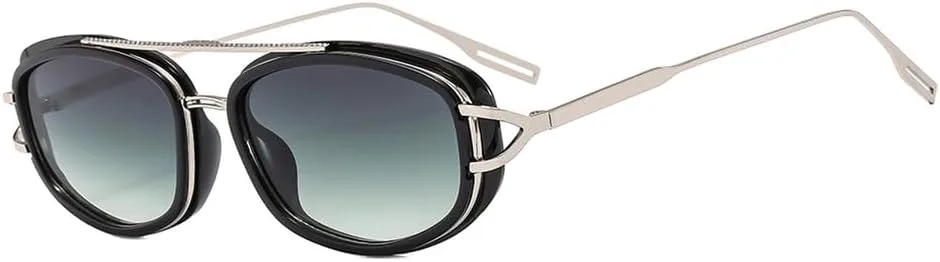 Женские овальные солнцезащитные очки в стиле панк с градиентной металлической оправой, мужские очки для езды на велосипеде на открытом воздухе HDUBFY, 10
Женские овальные солнцезащитные очки в стиле панк с градиентной металлической оправой, мужские очки для езды на велосипеде на открытом воздухе HDUBFY, 10