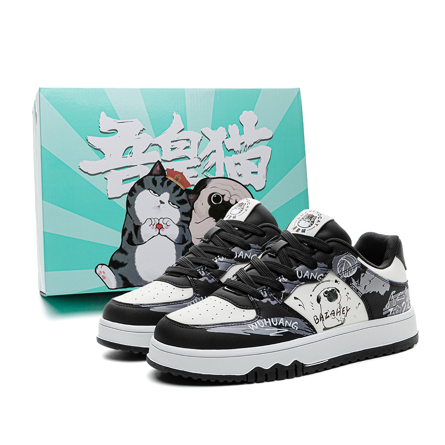 Supremo Cat Низкие скейтерские кроссовки унисекс белые черные, цвет White Black Box
Supremo Cat Низкие скейтерские кроссовки унисекс белые черные, цвет White Black Box