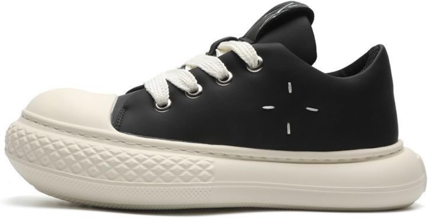 Модные платформенные кроссовки для женщин и мужчин, стильные массивные повседневные с круглым носком, дышащие для ходьбы Macefil, черный
Модные платформенные кроссовки для женщин и мужчин, стильные массивные повседневные с круглым носком, дышащие для ходьбы Macefil, черный