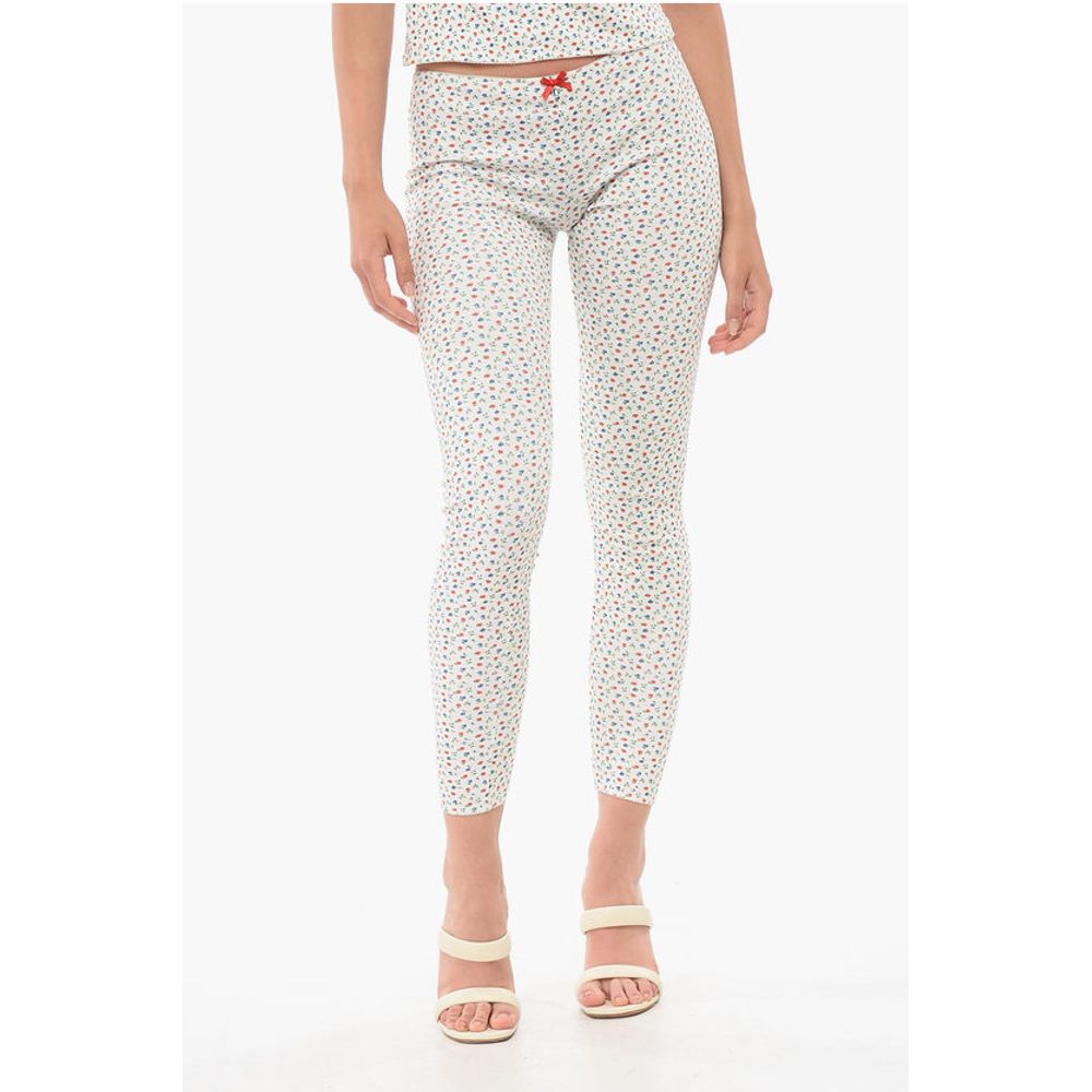 Леггинсы из хлопковой смеси с цветочным узором Dsquared2, белый
Леггинсы из хлопковой смеси с цветочным узором Dsquared2, белый