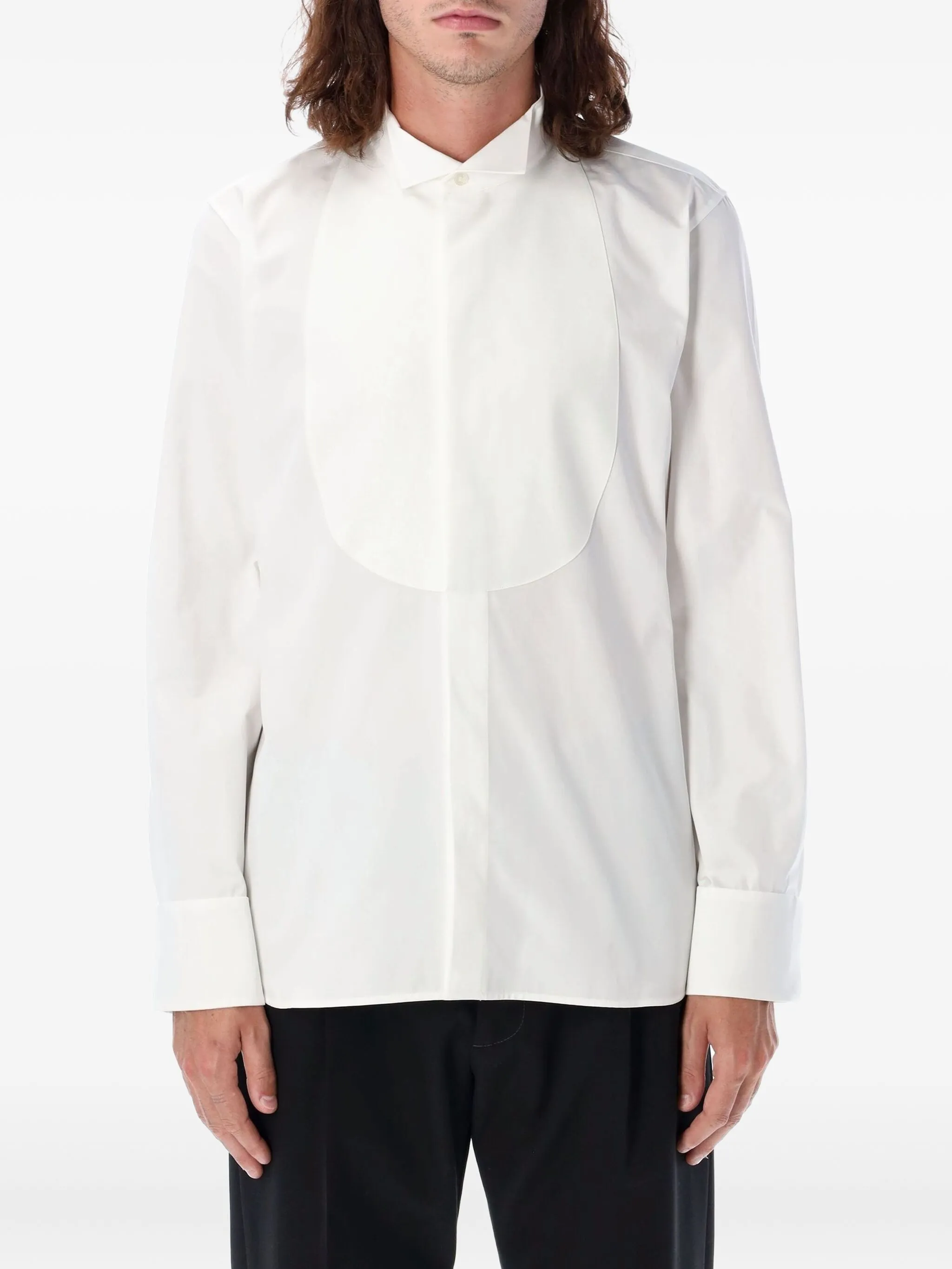 Рубашка с манишкой Saint Laurent, белый
Рубашка с манишкой Saint Laurent, белый