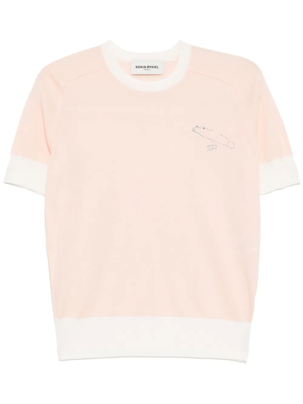 Sonia Rykiel свитер с короткими рукавами, розовый
Sonia Rykiel свитер с короткими рукавами, розовый