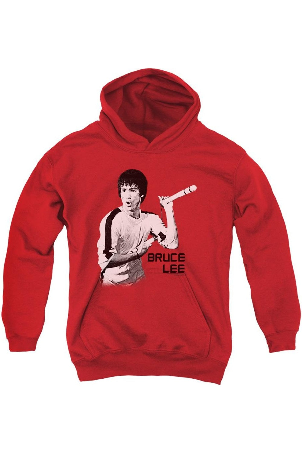 Брюс Ли Нунчаки Молодежная Толстовка с Капюшоном Gildan, красный 
Брюс Ли Нунчаки Молодежная Толстовка с Капюшоном Gildan, красный