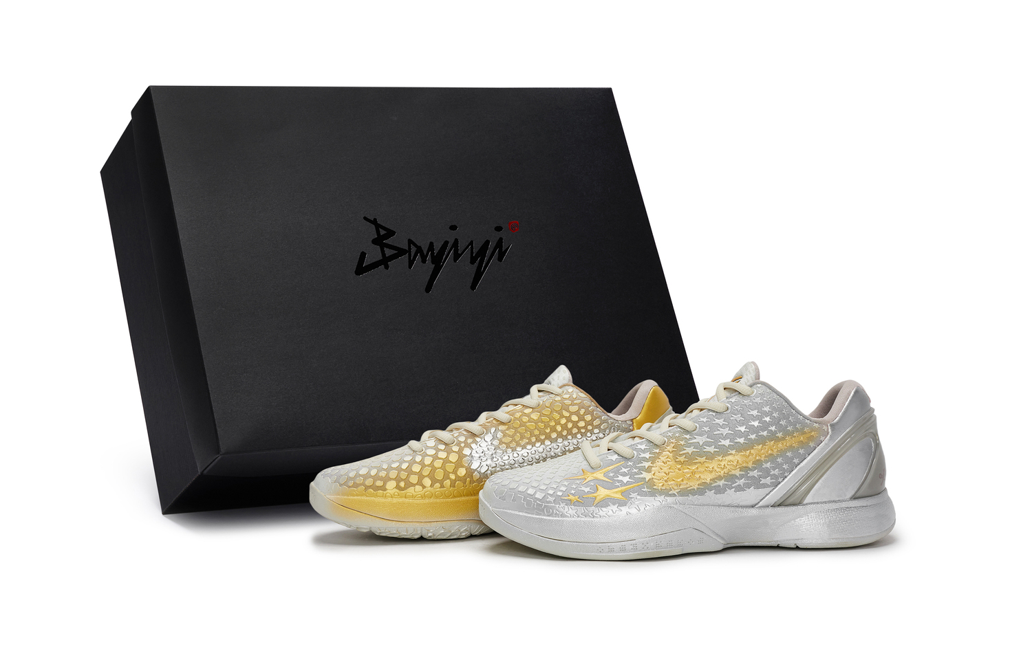 Nike Кроссовки баскетбольные детские Zoom Kobe 6 Slip Resistant Abrasion Resistant Low top Gold Silver для подростков
Nike Кроссовки баскетбольные детские Zoom Kobe 6 Slip Resistant Abrasion Resistant Low top Gold Silver для подростков