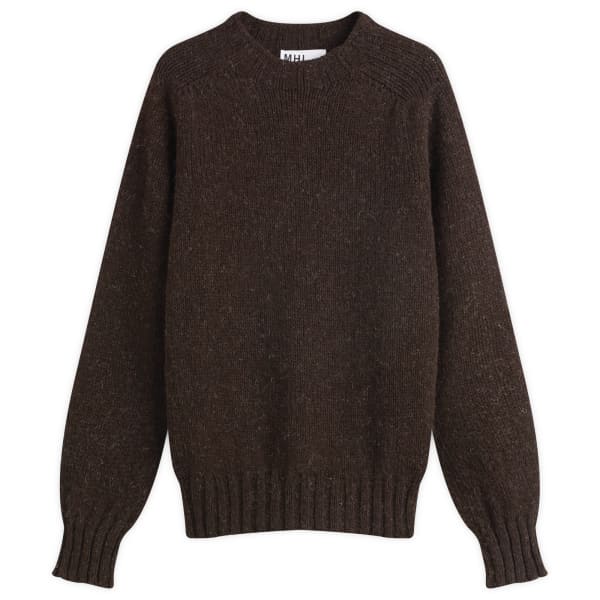 Бесшовный джемпер с круглым вырезом Mhl By Margaret Howell, темно-коричневый
Бесшовный джемпер с круглым вырезом Mhl By Margaret Howell, темно-коричневый