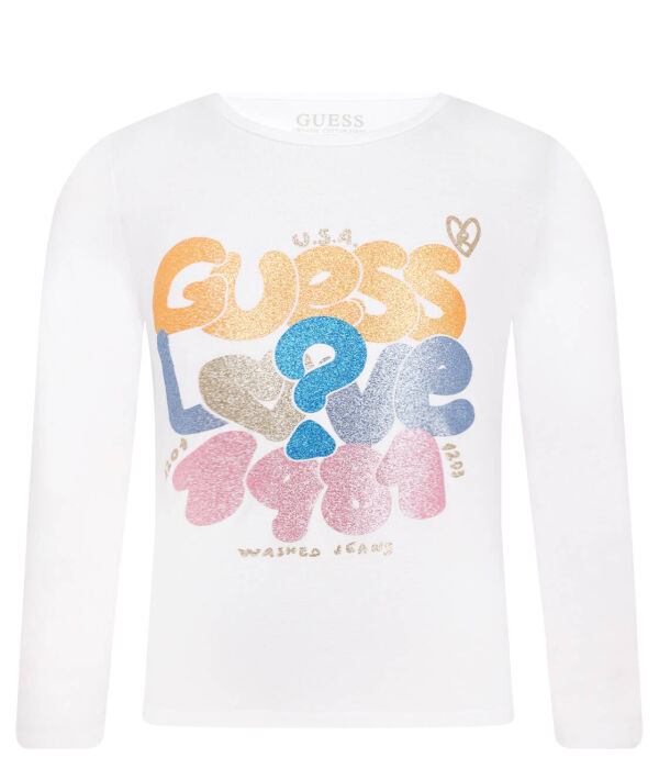 Блуза Regular fit Guess, белый 
Блуза Regular fit Guess, белый