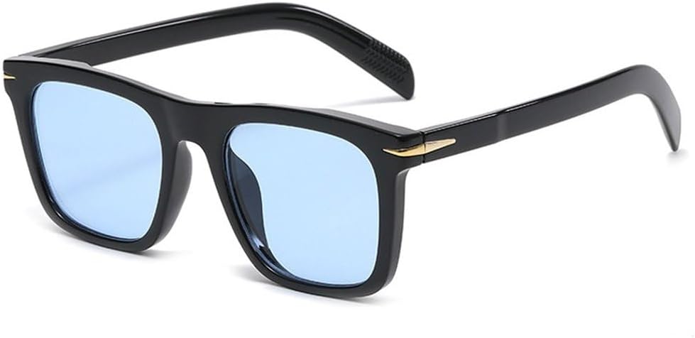 Ретро-солнцезащитные очки с квадратными заклепками для женщин, модные солнцезащитные очки UV400 для мужчин, прозрачные солнцезащитные очки с градиентным зеркальным покрытием SKFGNX, Black Blue
Ретро-солнцезащитные очки с квадратными заклепками для женщин, модные солнцезащитные очки UV400 для мужчин, прозрачные солнцезащитные очки с градиентным зеркальным покрытием SKFGNX, Black Blue