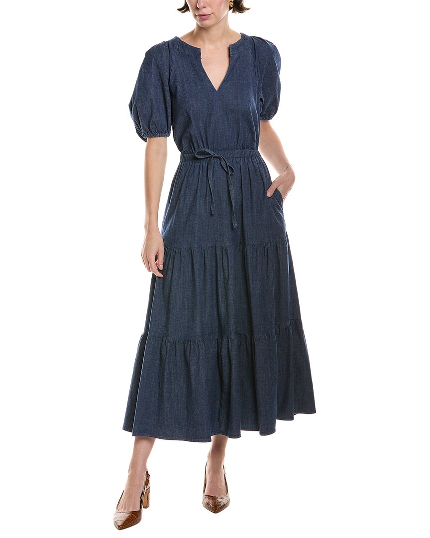 Anne Klein Платье миди с ярусными рукавами-фонариками, синий
Anne Klein Платье миди с ярусными рукавами-фонариками, синий