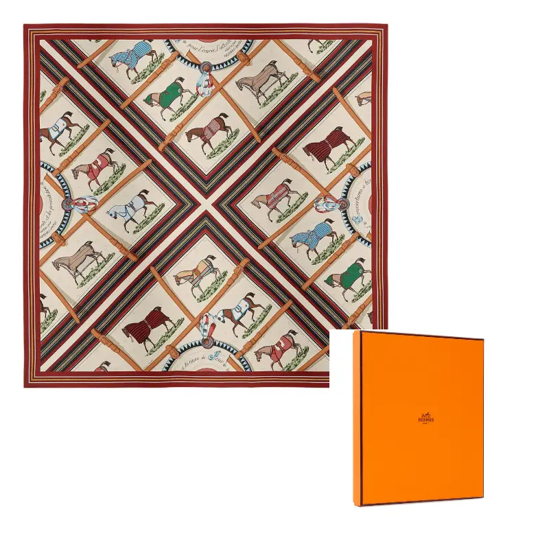 HERMES Шёлковый шарф Mulberry кремово-красный, Cream/Hermes Red
HERMES Шёлковый шарф Mulberry кремово-красный, Cream/Hermes Red