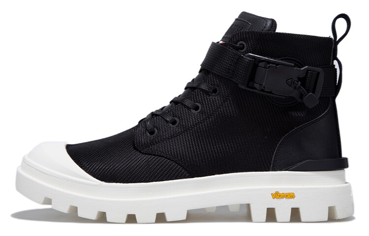 Мужские ботинки Martin, цвет карбон, черный/белый Palladium 
Мужские ботинки Martin, цвет карбон, черный/белый Palladium