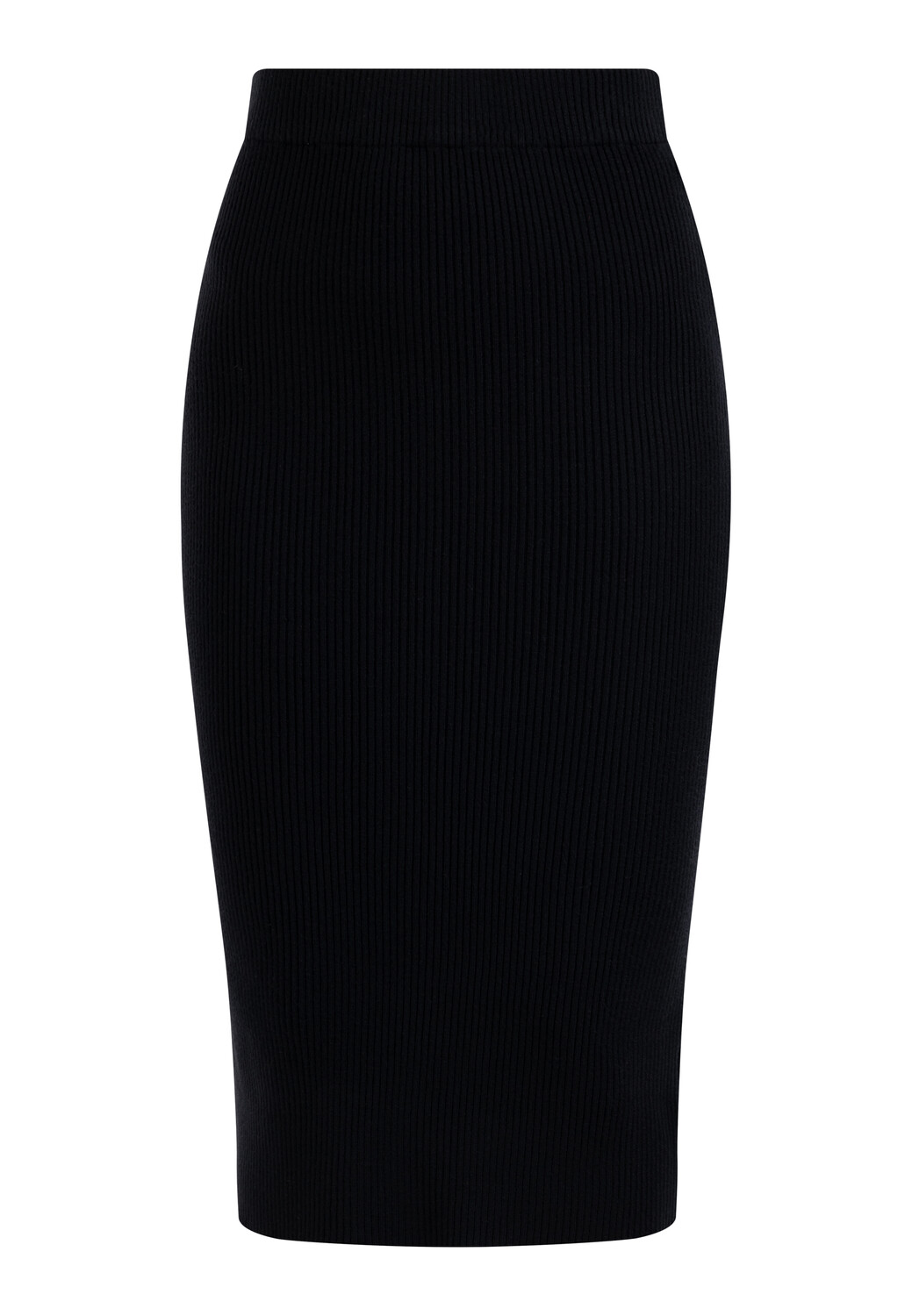 Юбка до колена faina Strick, черный 
Юбка до колена faina Strick, черный