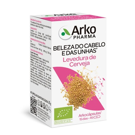 Пивные дрожжи 45 капсул Arkopharma
Пивные дрожжи 45 капсул Arkopharma