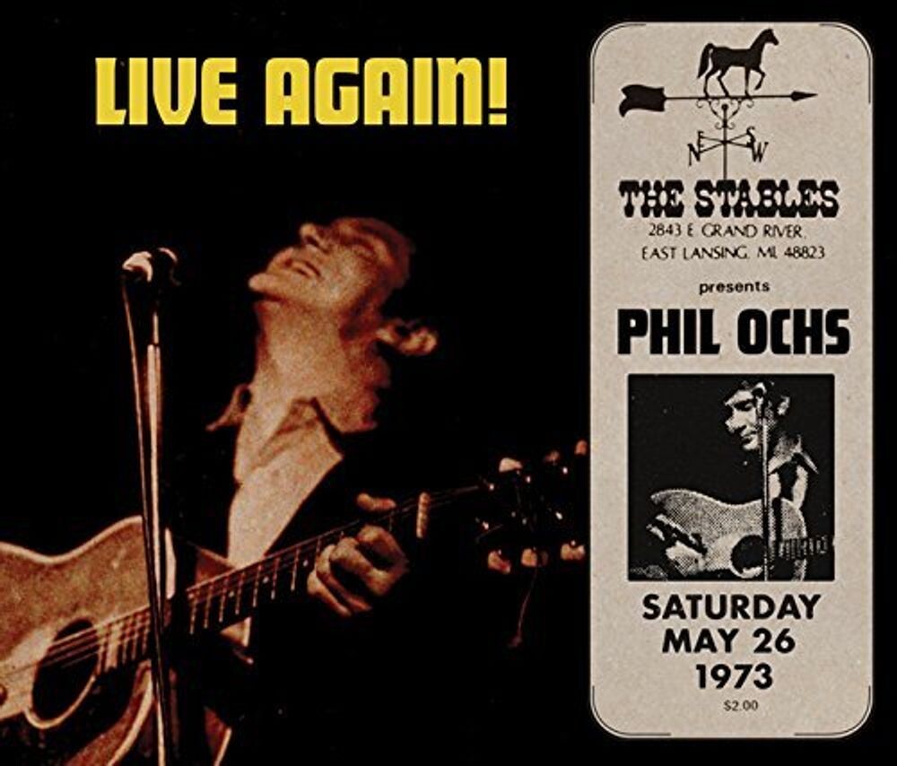 Диск CD Live Again! - Phil Ochs
Диск CD Live Again! - Phil Ochs