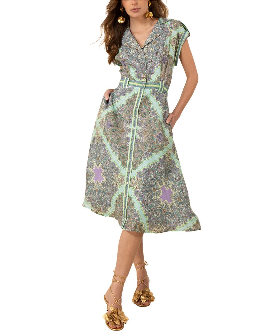 Платье миди Hale Bob Priscilla из льна, синий
Платье миди Hale Bob Priscilla из льна, синий