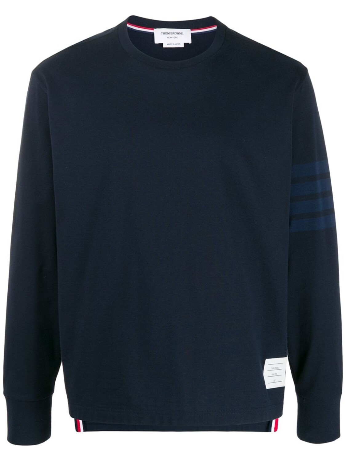 Thom Browne футболка с полосками 4-Bar, синий
Thom Browne футболка с полосками 4-Bar, синий