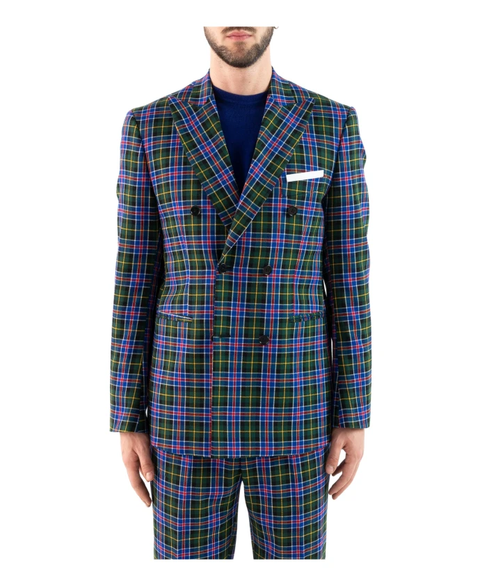 Пиджак в клетку с двубортной застежкой на пуговицы. Corsinelabedoli, мультиколор
Пиджак в клетку с двубортной застежкой на пуговицы. Corsinelabedoli, мультиколор