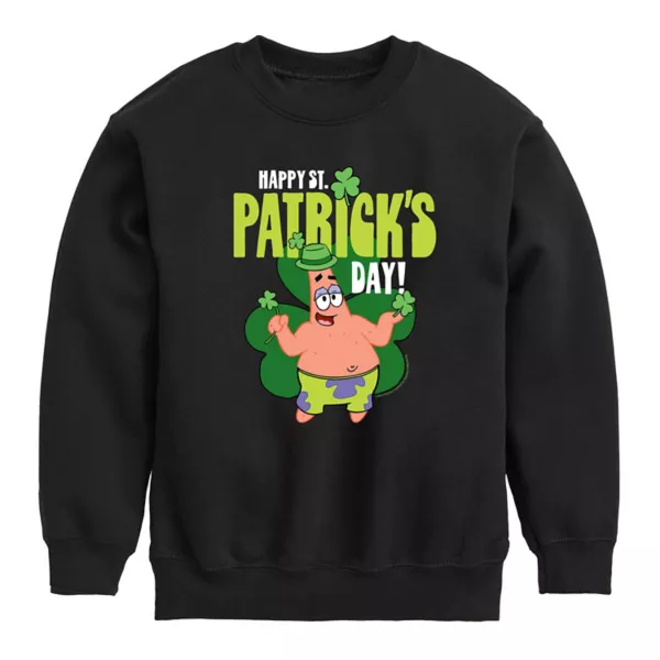 Мальчики 8-20 флисовая толстовка SpongeBob Happy St Patrick's Day Nickelodeon, черный
Мальчики 8-20 флисовая толстовка SpongeBob Happy St Patrick's Day Nickelodeon, черный