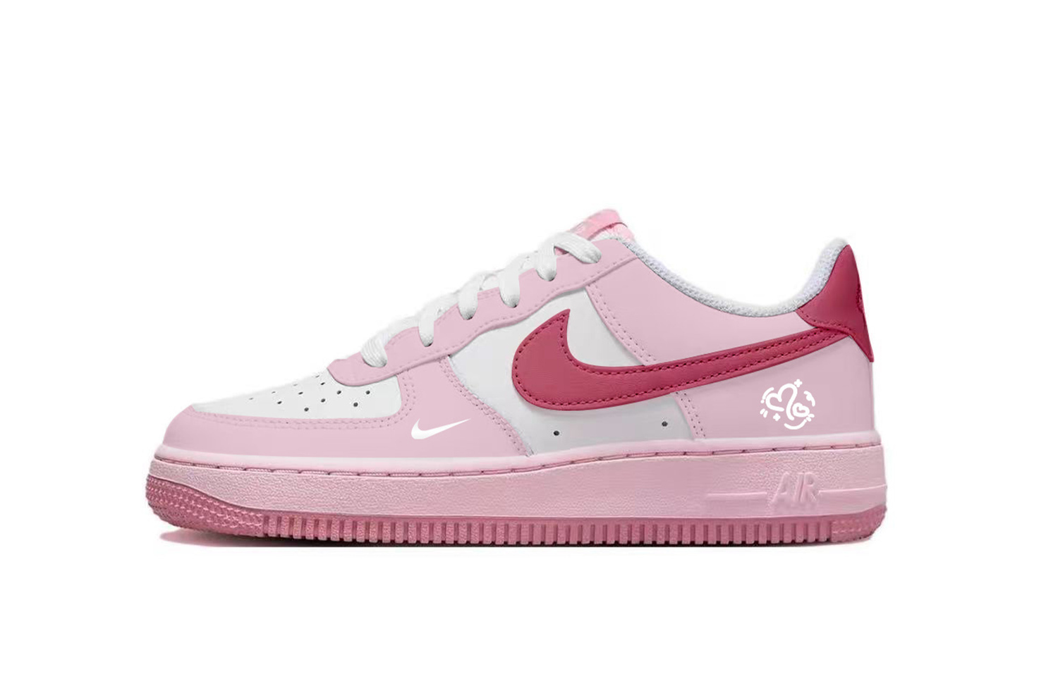 Nike Air Force 1 Fairy Tale нескользящие устойчивые к истиранию низкие детские скейтбординг кроссовки Pink для подростков
Nike Air Force 1 Fairy Tale нескользящие устойчивые к истиранию низкие детские скейтбординг кроссовки Pink для подростков
