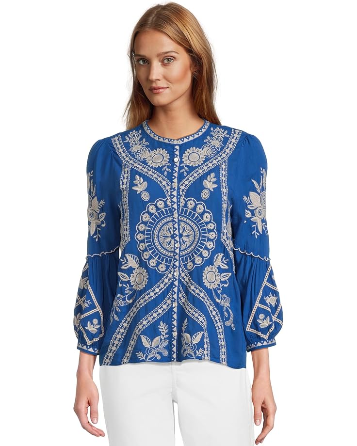 Блуза Johnny Was Scallop, цвет Cobalt
Блуза Johnny Was Scallop, цвет Cobalt